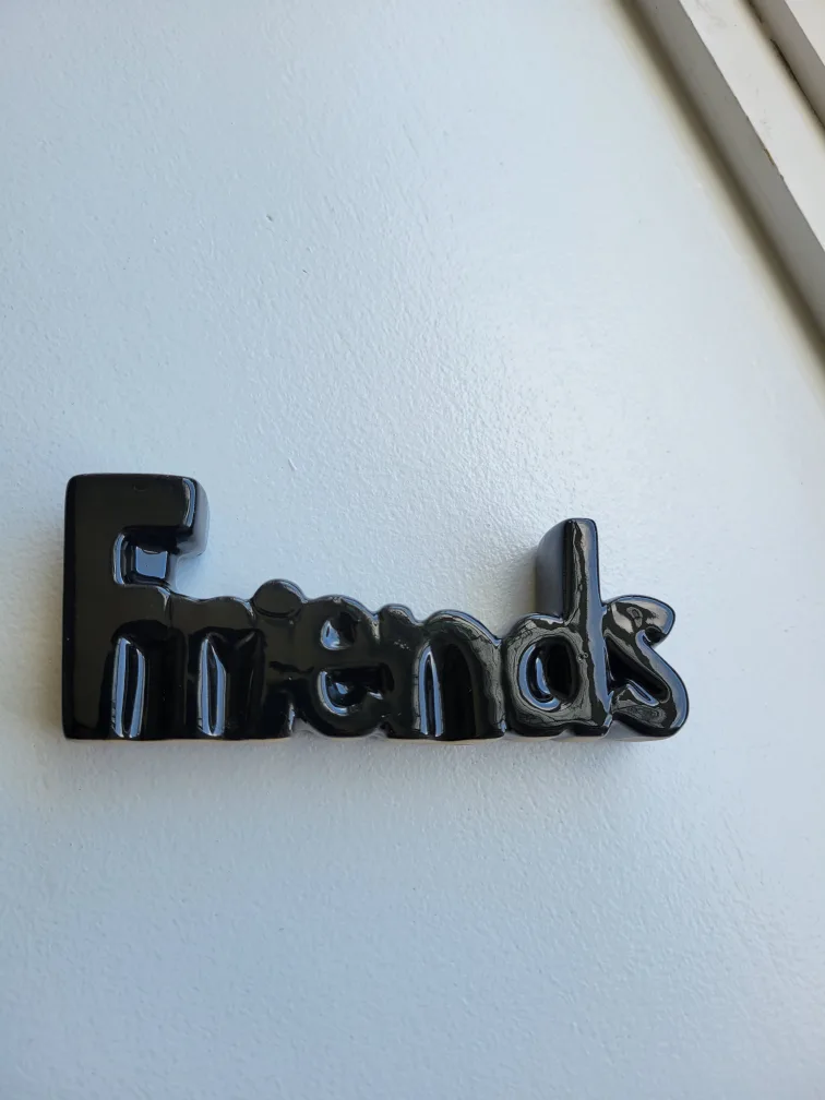 Friends Black Word Decor.art. pictures thumbnail
