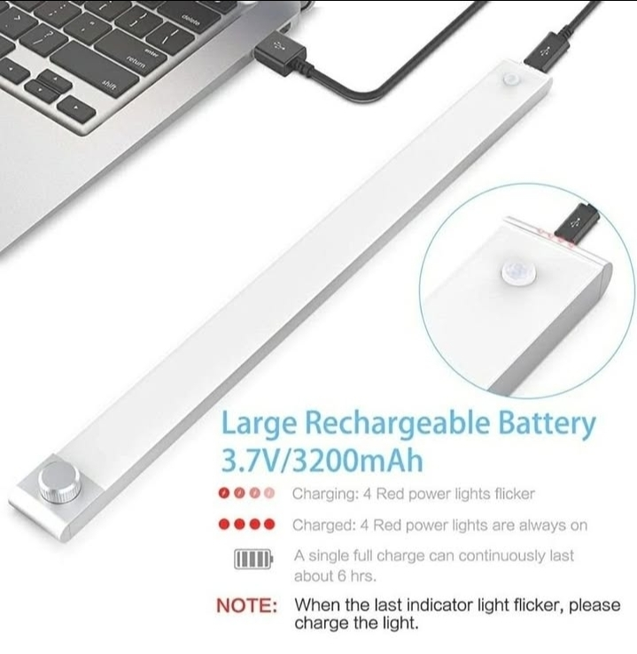 Upgraded 78 LED Closet Light, Rechargeable Dimmable - photo 2