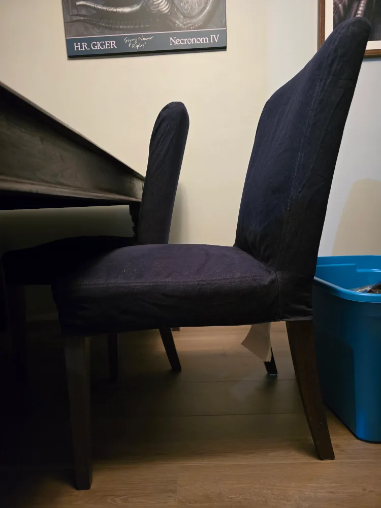 Dark Wood Dining Table with 4 Chairs image indicator(5)