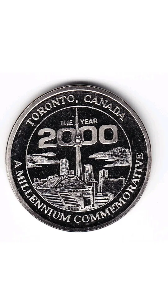 Mel Lastman Toronto Millennium Commemorative Coin image indicator(2)