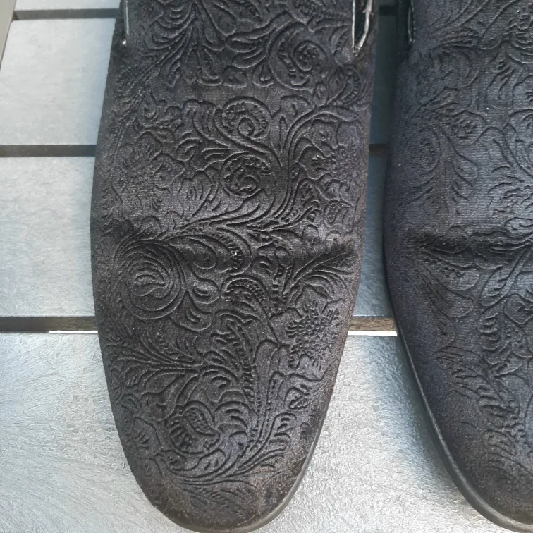 Robert David Black Patterned Loafers image indicator(2)