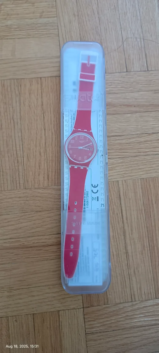 Swatch Swiss Made Watch - Red thumbnail