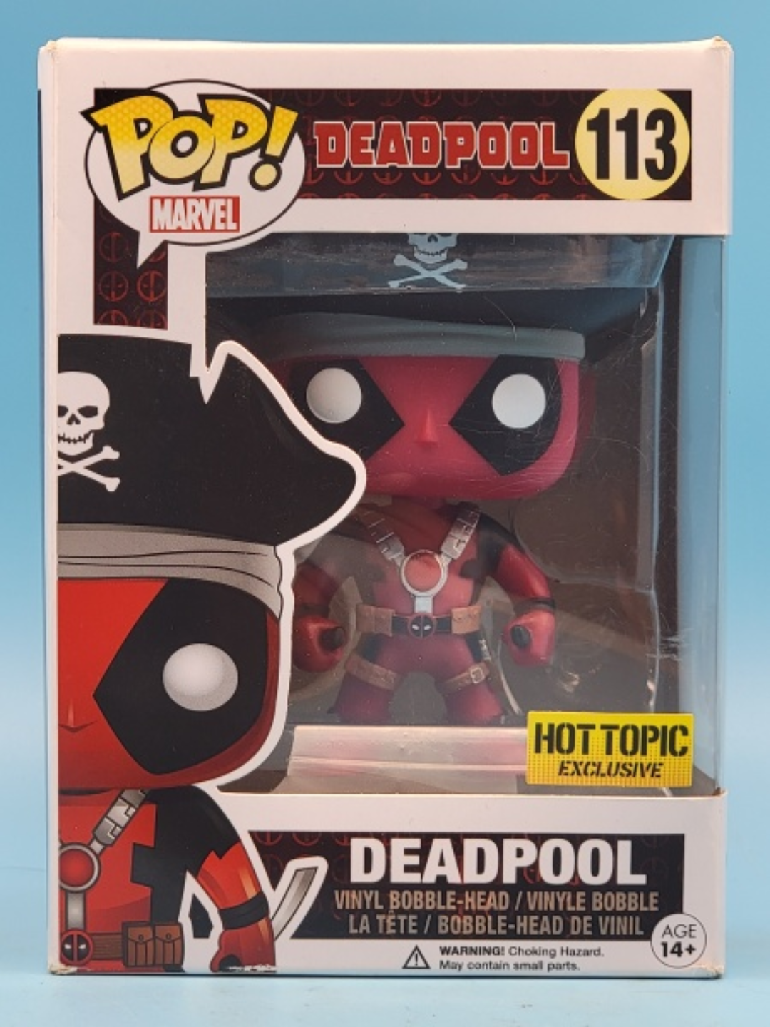 🥳NEW🤩 Marvel DEADPOOL #113 (Pirate) - Hot Topic Exclusive