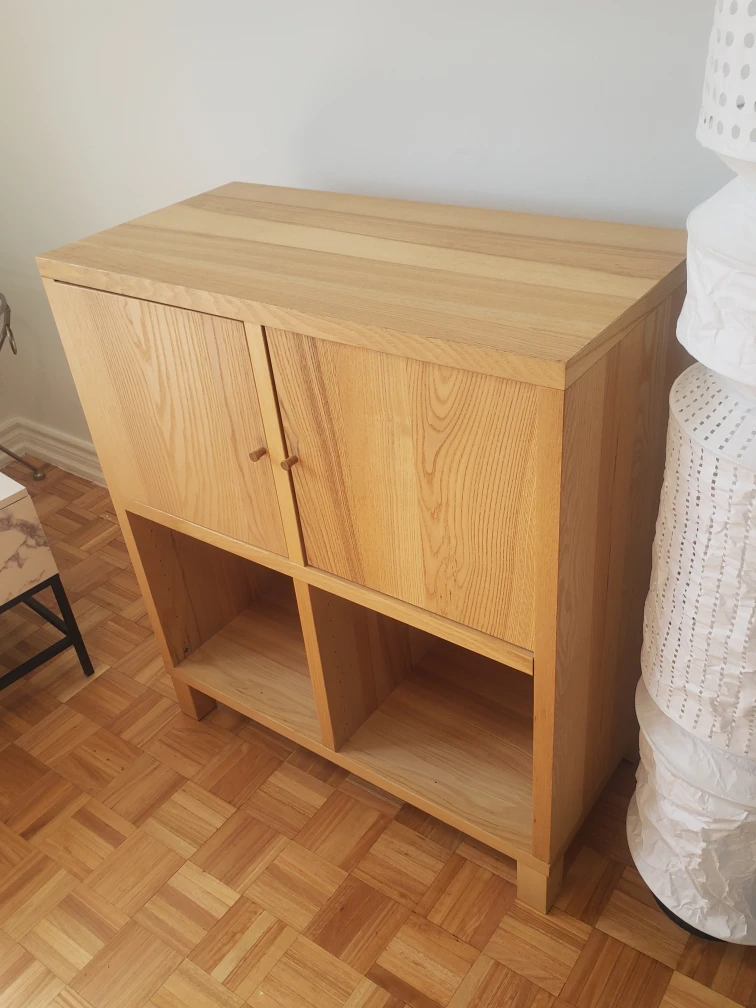 Wooden Cabinet with Doors & Shelves - photo 2