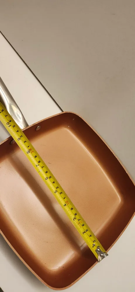 Copper Chef 9.5-in Square Frying Pan. Firm price image indicator(3)