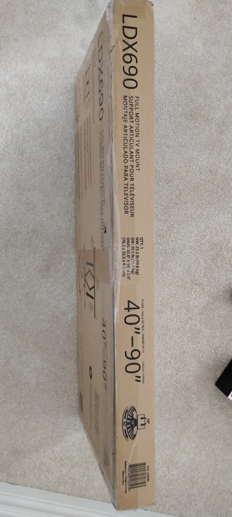 Kanto LDX690 Full Motion TV Mount 40"-90" image indicator(3)