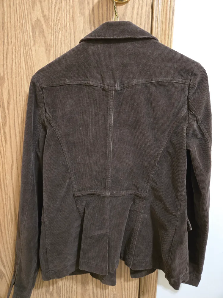 Dark Brown Corduroy Blazer - Small/Petit image indicator(3)