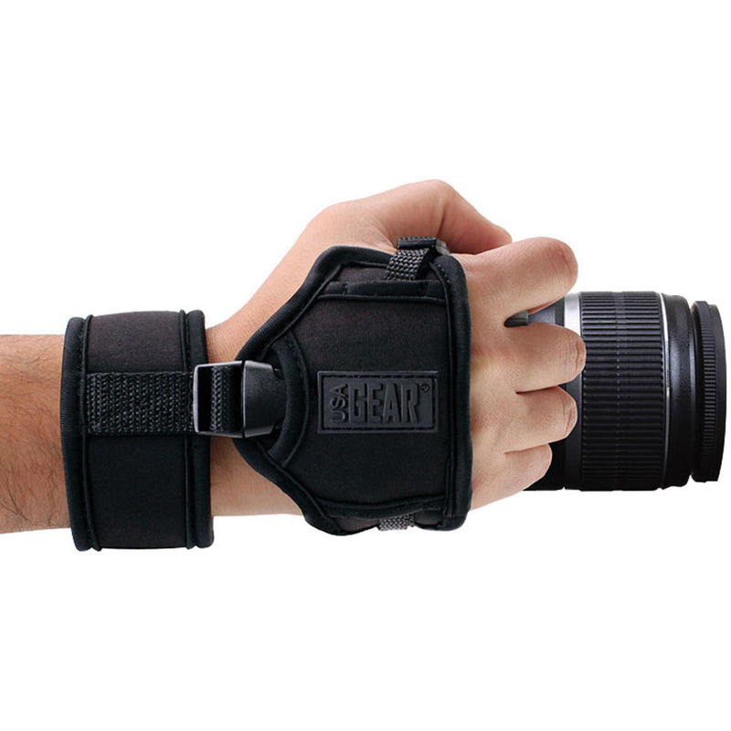 USA Gear Camera Hand Strap - Black