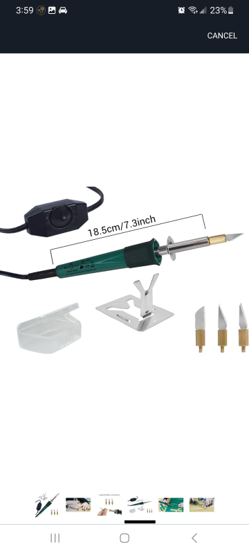 WINONS Hot Knife Plastic Cutter Tool with Temperature Control - photo 4