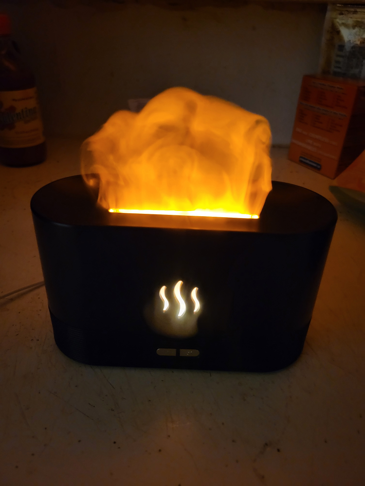 Flame Aroma Diffuser - Black - photo 2