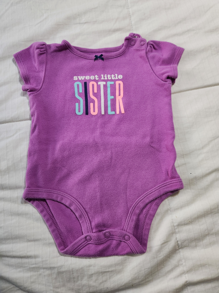 Carter's "Sweet Little Sister" Onesie