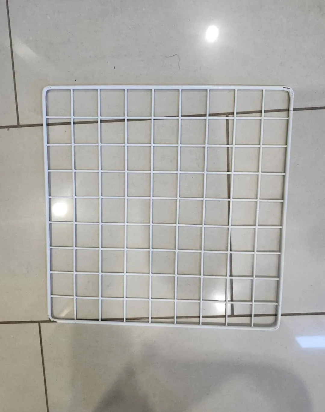 14 x 14 inch  White Wire Grid Panel thumbnail