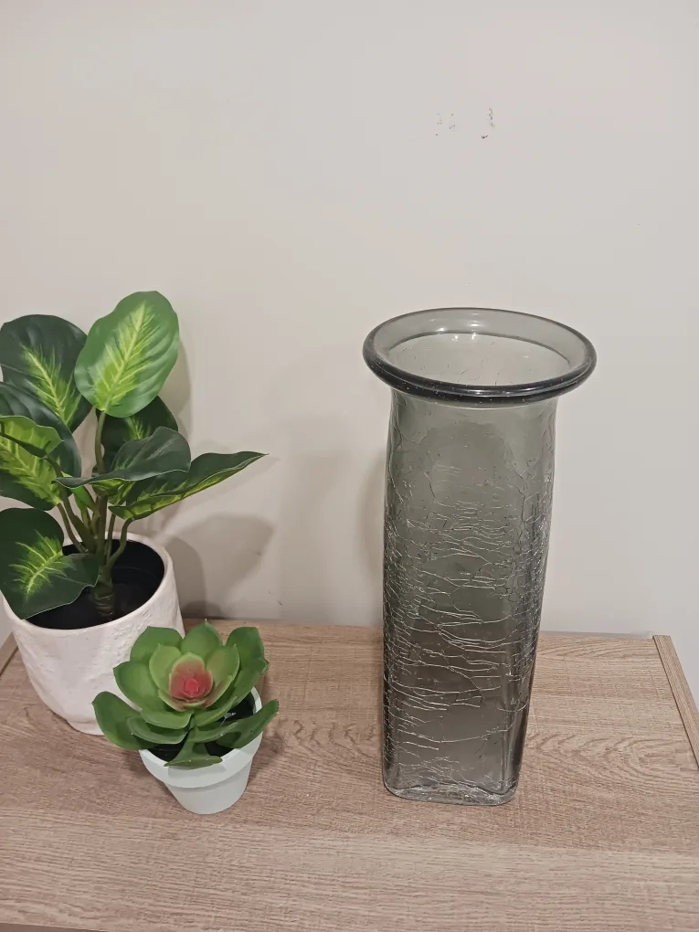Crackled Glass Vase image indicator(2)