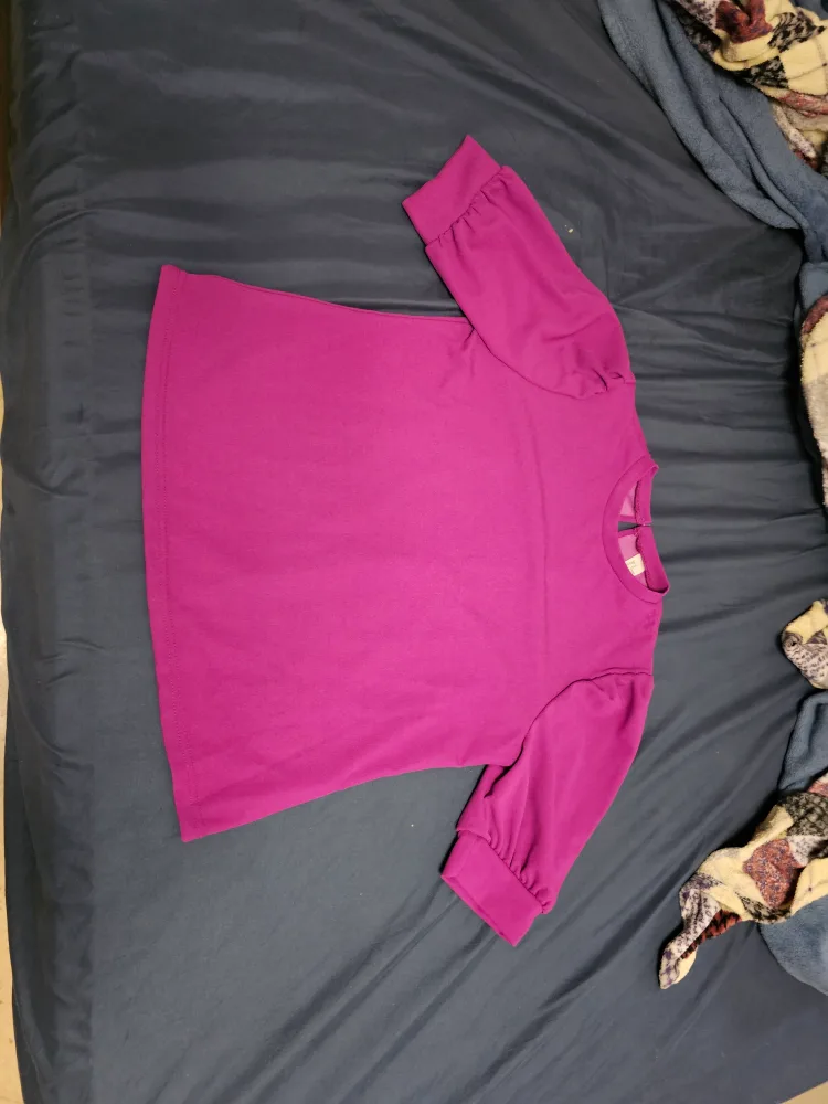 🥕 Allegra K Puff Sleeve Top - Size S thumbnail