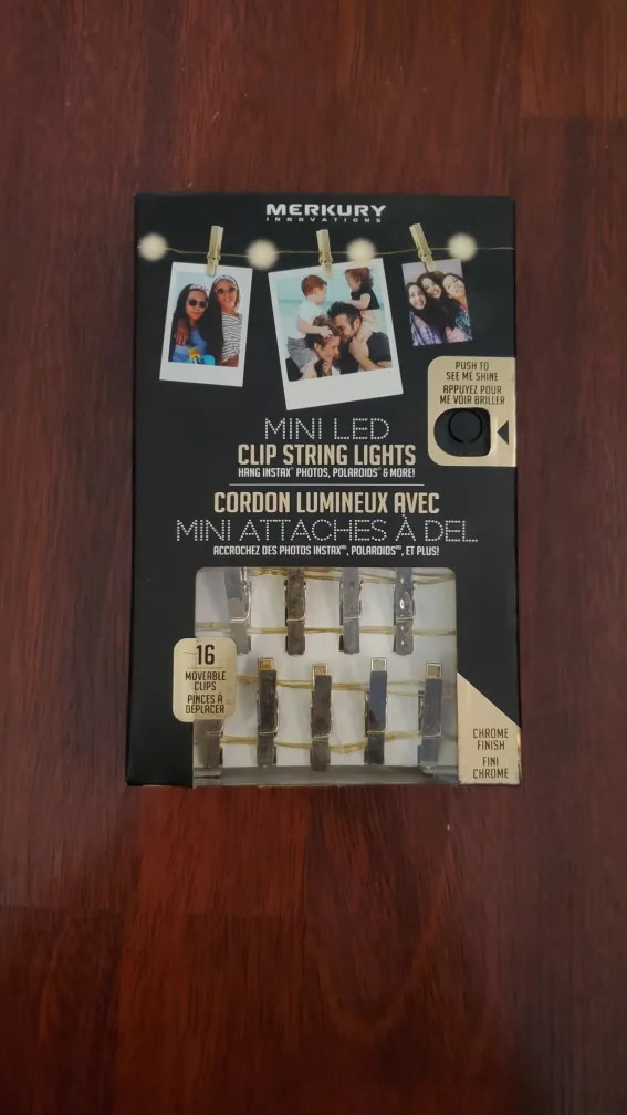 Merkury Innovations Mini LED Clip String Lights - New thumbnail