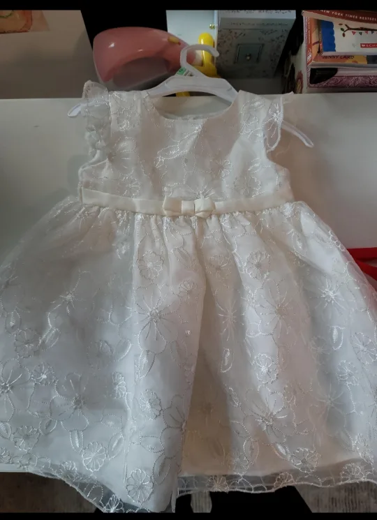 White Floral Dress thumbnail