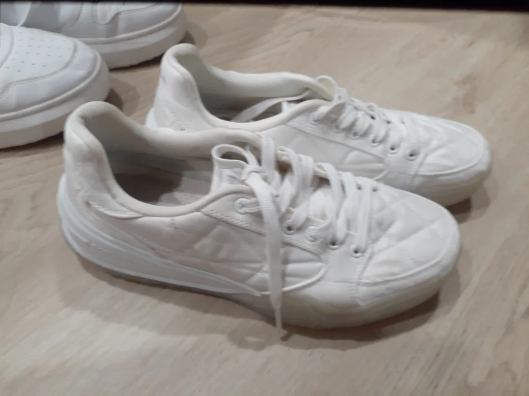White Sneakers, Sketchers thumbnail