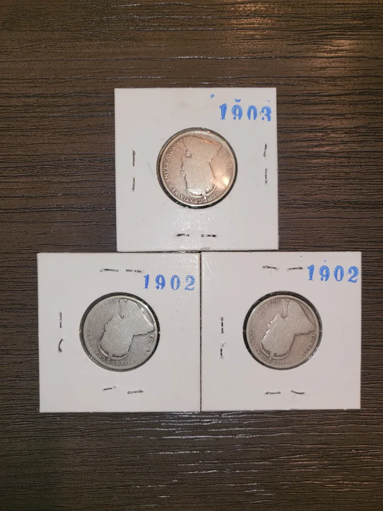Antique Canadian Quarters - 1902 & 1903 image indicator(2)