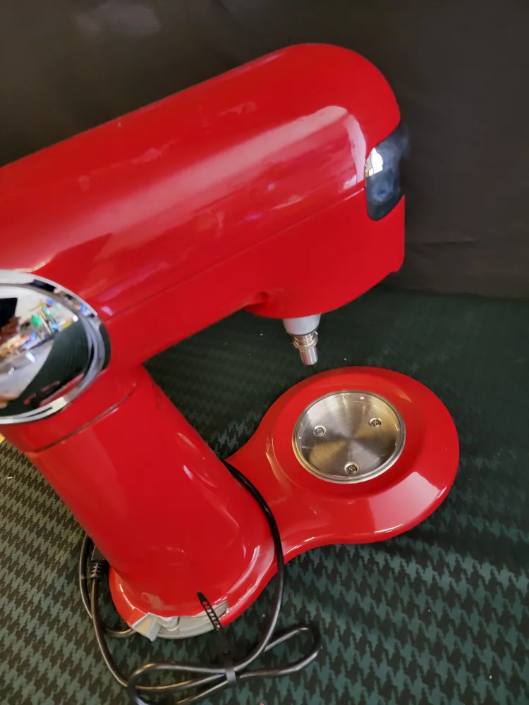 Red Cuisinart stand mixer, please read ad image indicator(3)