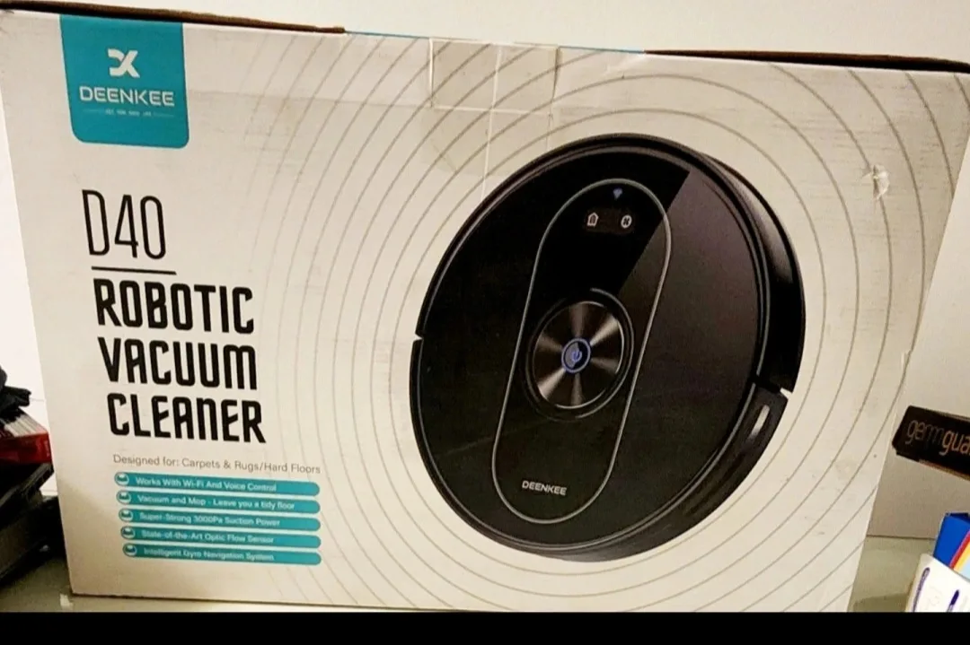 Deenkee D40 Robotic Vacuum Cleaner - New in Box! image indicator(2)