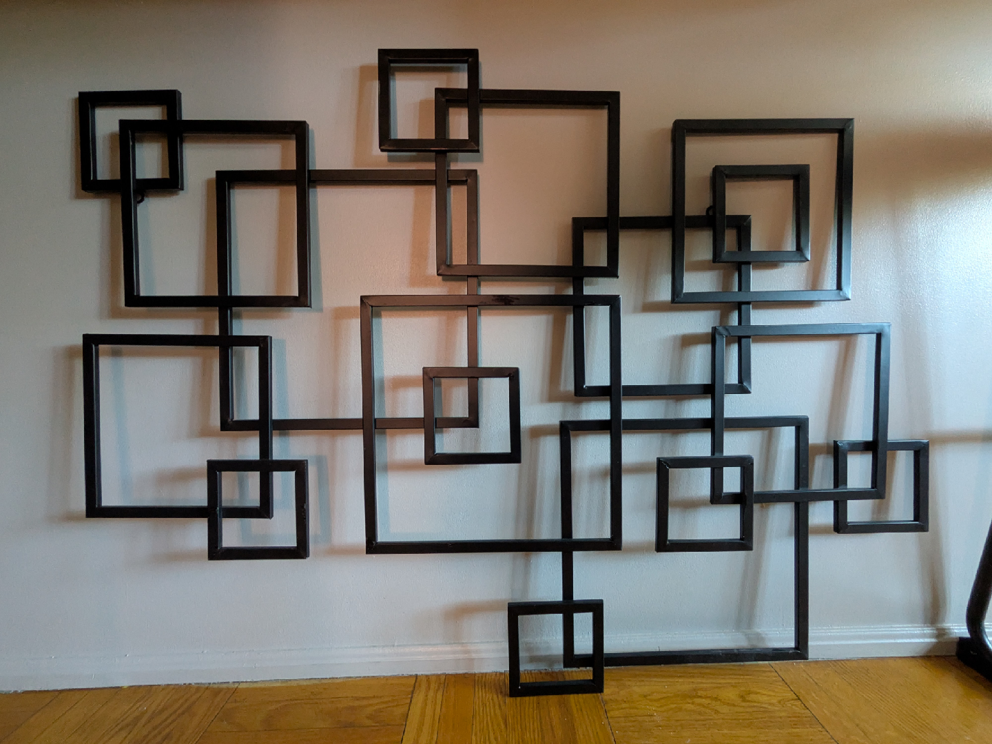 Metal Wall Art - Geometric Squares