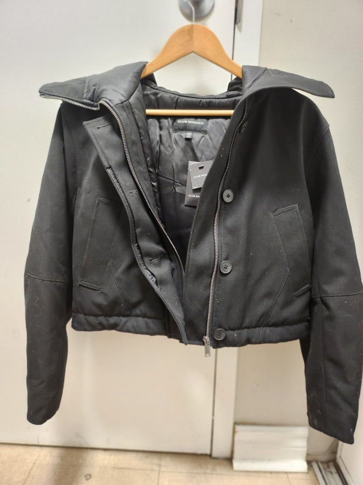 Club Monaco Cropped Parka - Size Small - photo 4