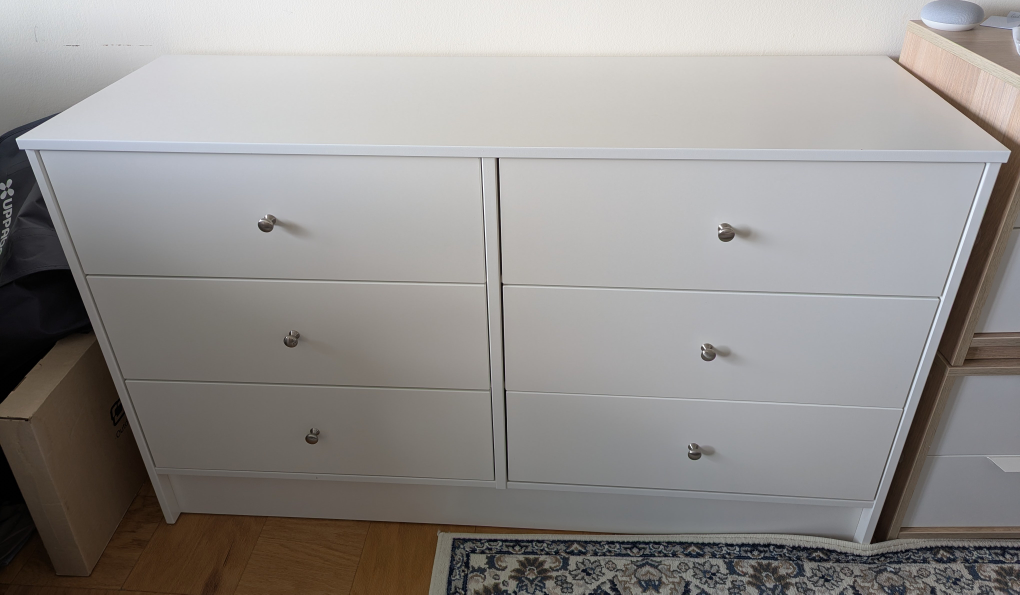 IKEA Hemnes 6-Drawer Dresser - White - photo 2