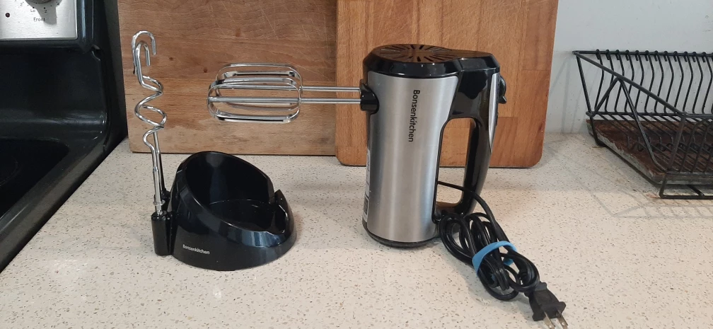 Hand Mixer - Silver & Black