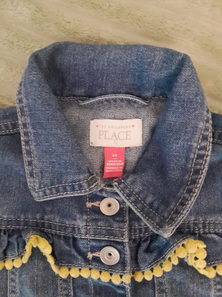 Children's Place Denim Jacket - Size 5T image indicator(3)