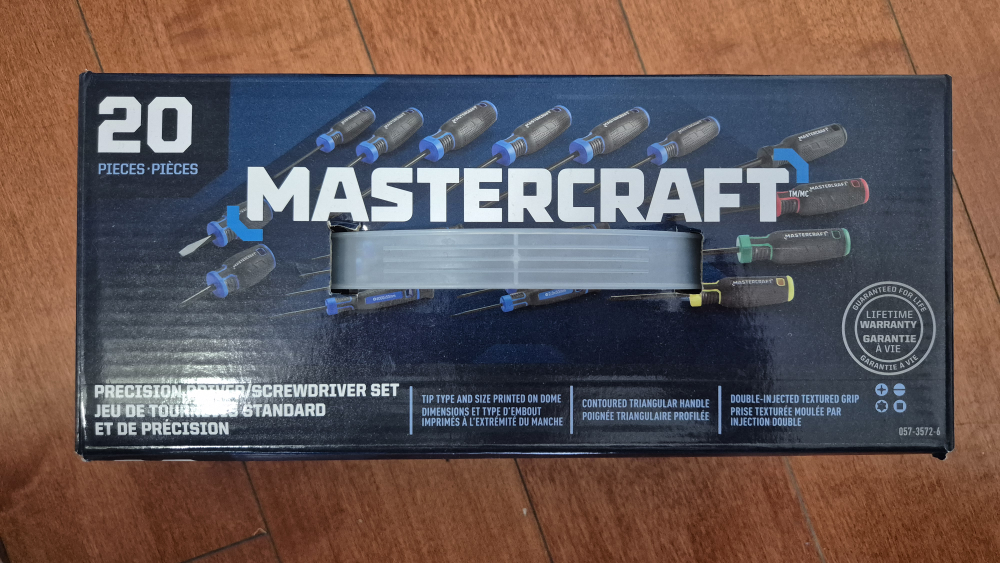 *Moving Out Sale* Mastercraft 20-Piece Precision Screwdriver Set