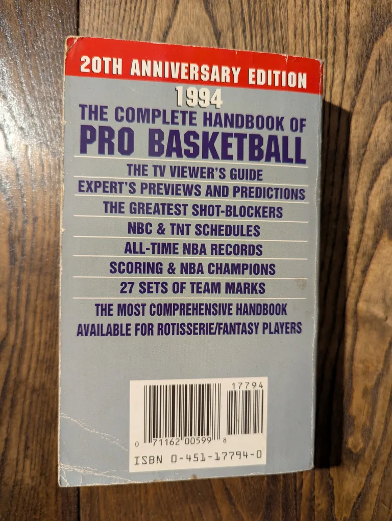 1994 Complete Handbook of Pro Basketball image indicator(2)