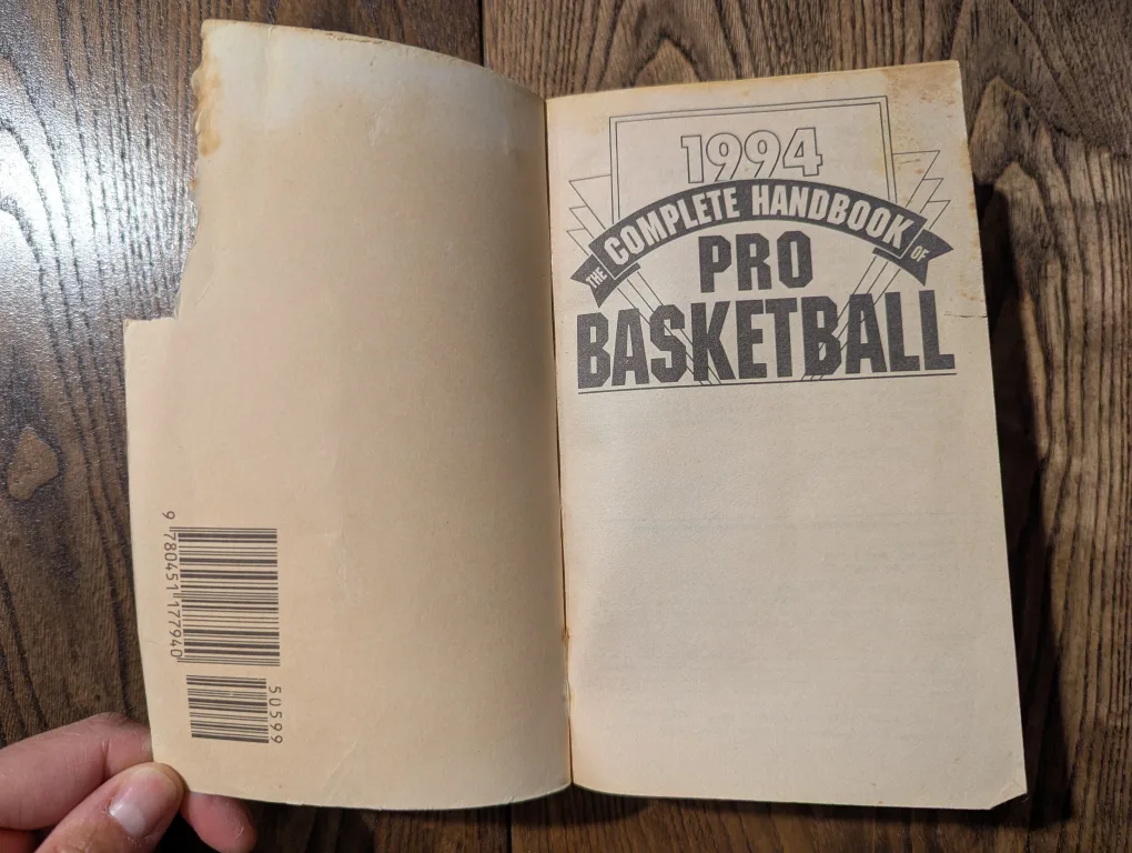 1994 Complete Handbook of Pro Basketball image indicator(4)