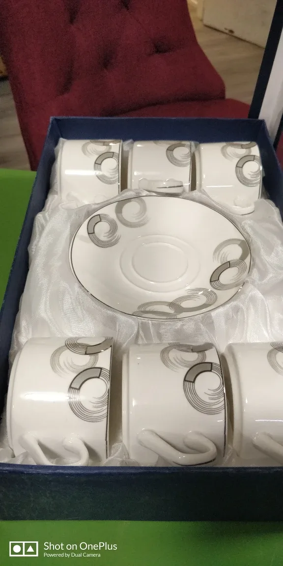 Tea Cup & Saucer Set (6 Cups, 6 Saucer) thumbnail