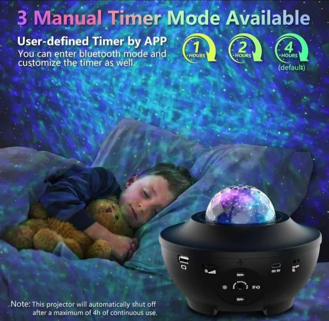 Galaxy Projector Night Light image indicator(2)