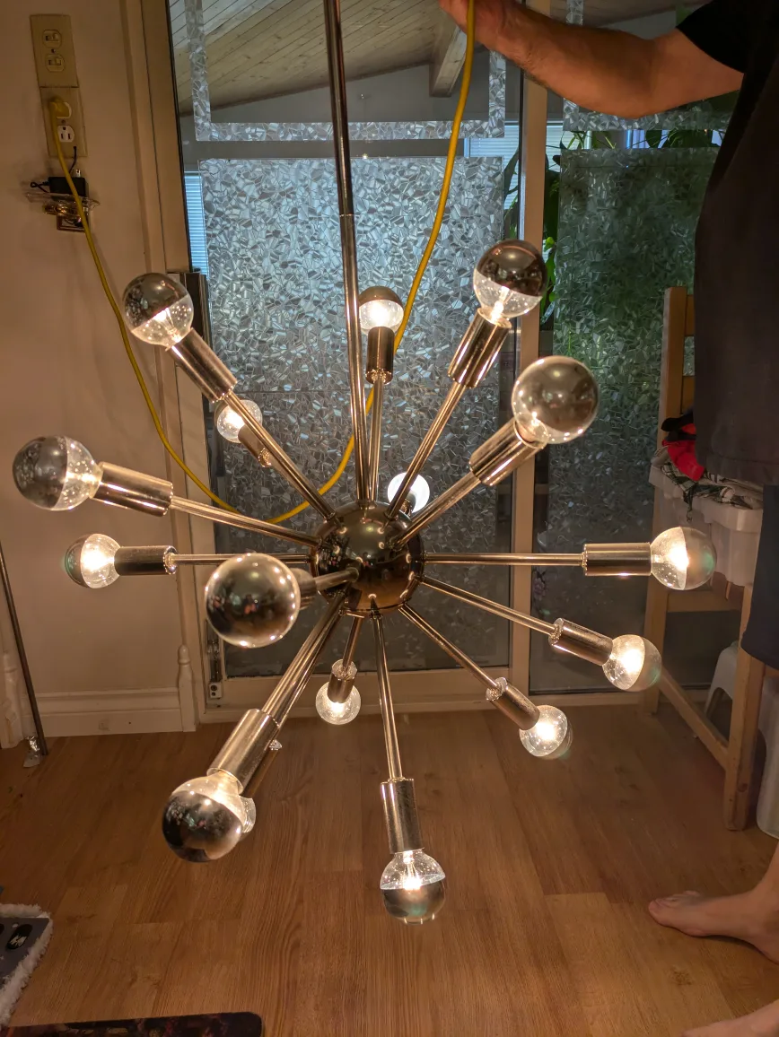 Sputnik Ceiling Light ( Chandelier )