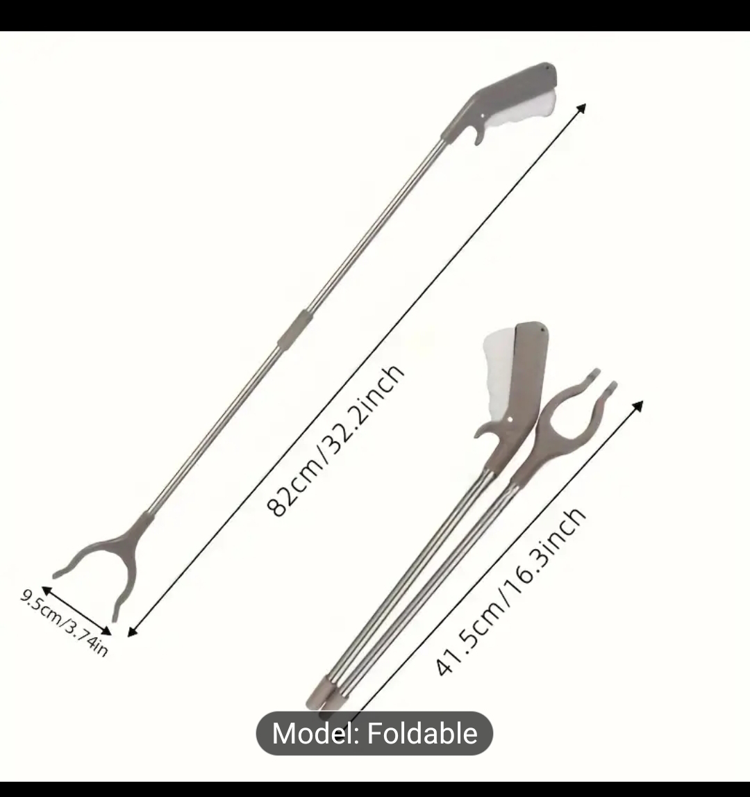 2 pieces Foldable Grabber Reacher Tool - New - photo 2