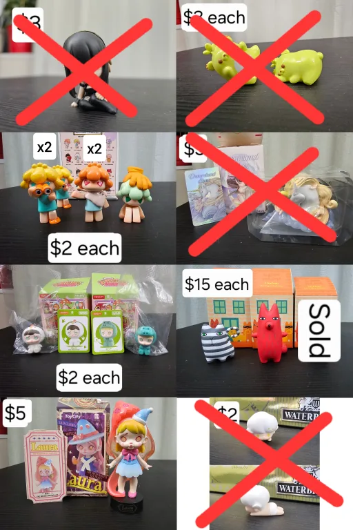 Reduced prices! Extremely low. Cute collectible figures image indicator(6)