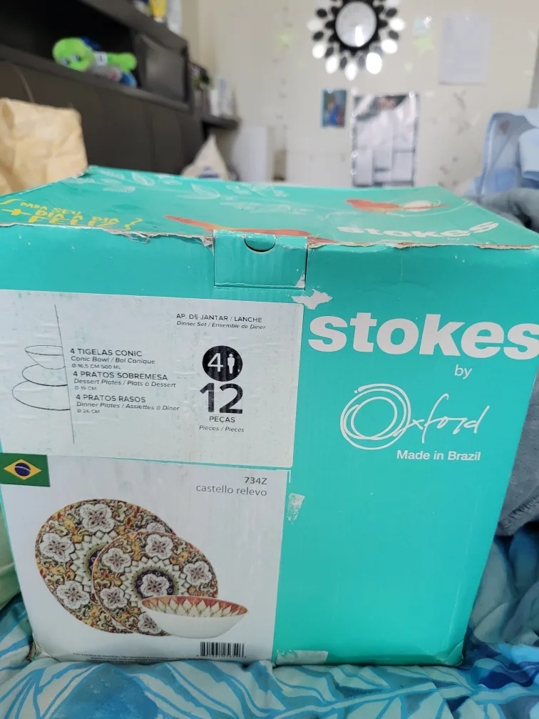 Stokes by Oxford 12-Piece Dinner Set thumbnail