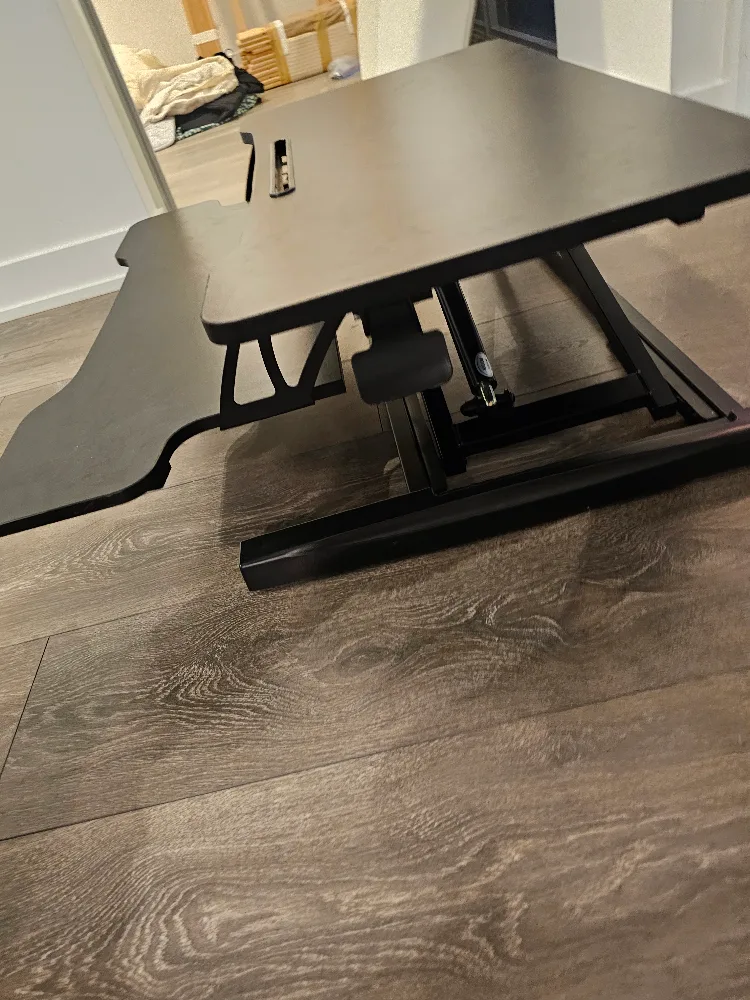 Black Adjustable Standing Desk image indicator(6)