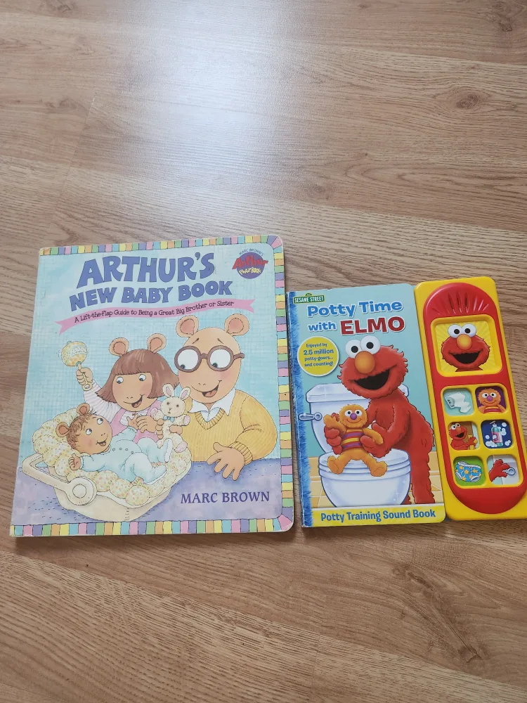Arthur's New Baby Book & Elmo Potty Time Book thumbnail