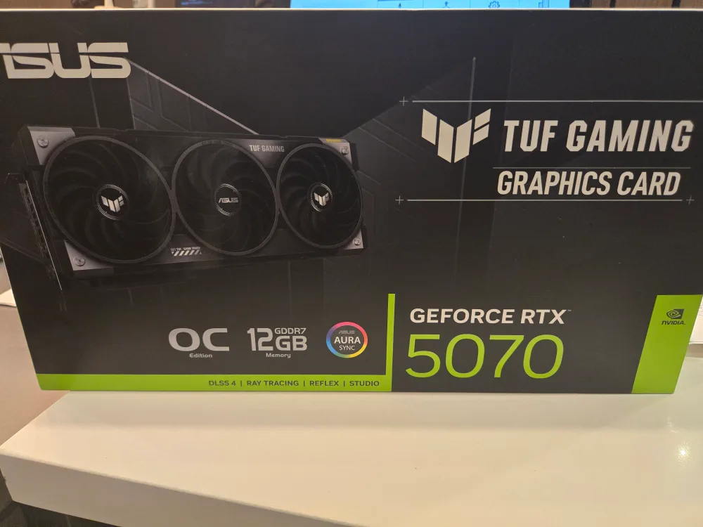 Brand new ASUS TUF Gaming GeForce RTX 5070 12GB Graphics Card