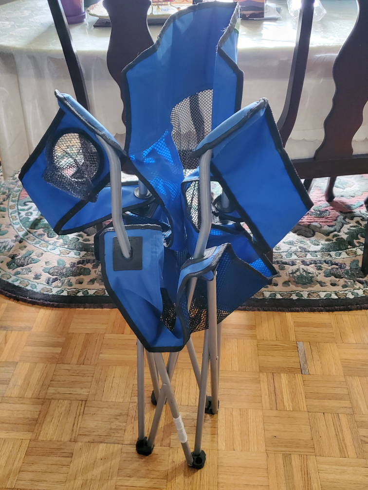 Blue Folding Camping Chair - photo 3