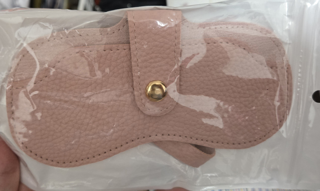 Eyeglass Case - Pink/White