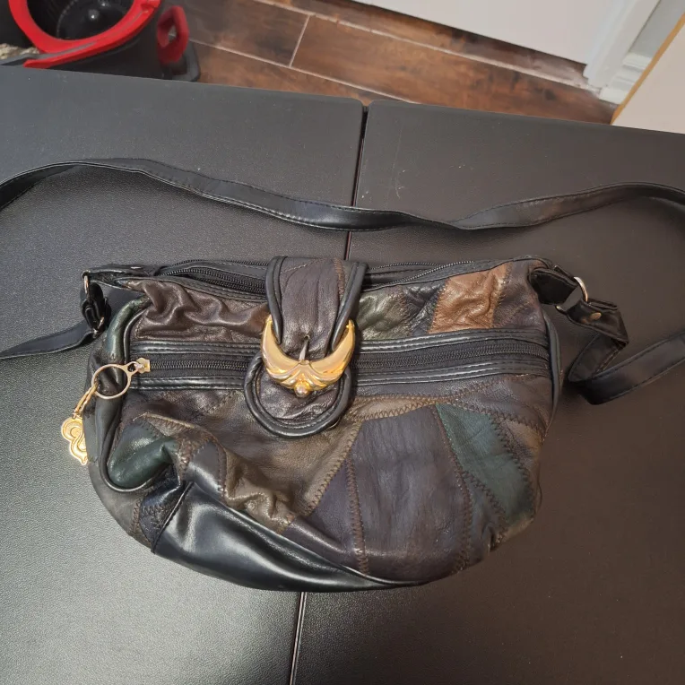 Patchwork Leather Shoulder Bag thumbnail