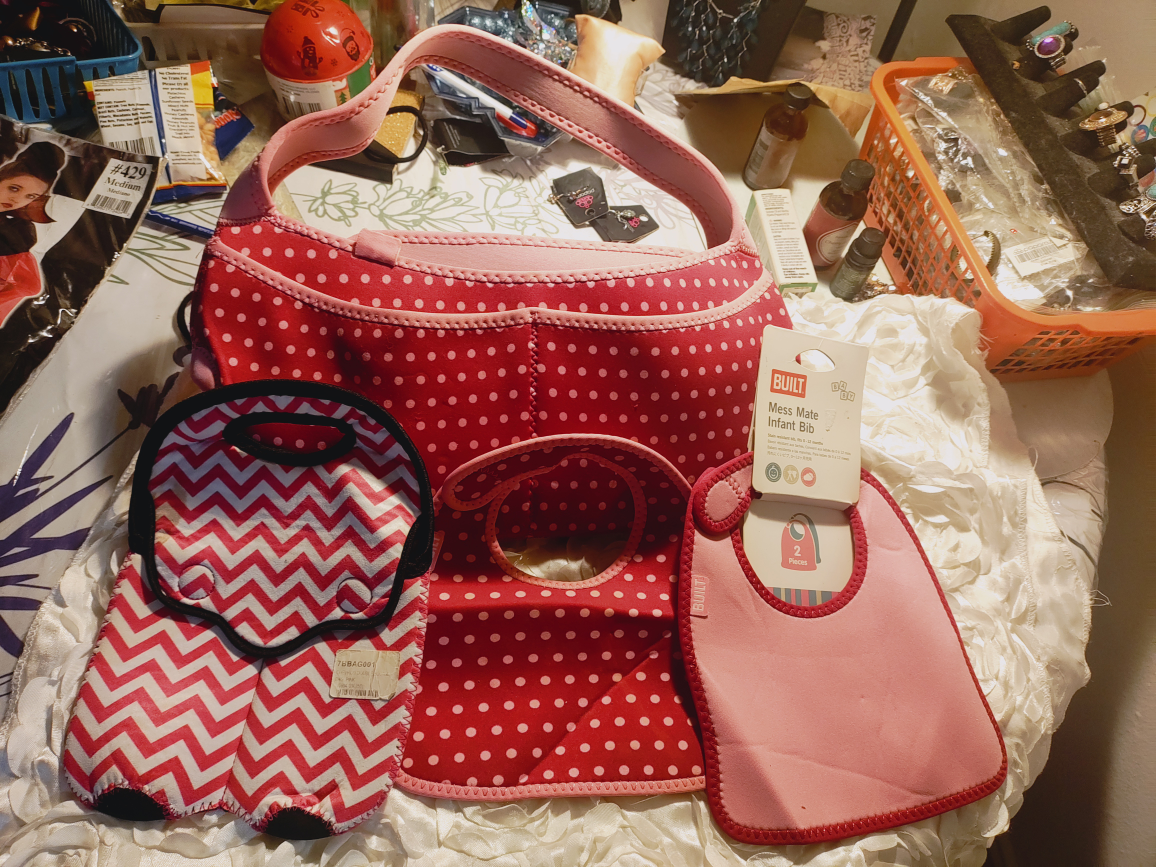 BUILT NY Baby Bundle: Bag, Bibs, Bottle Holders