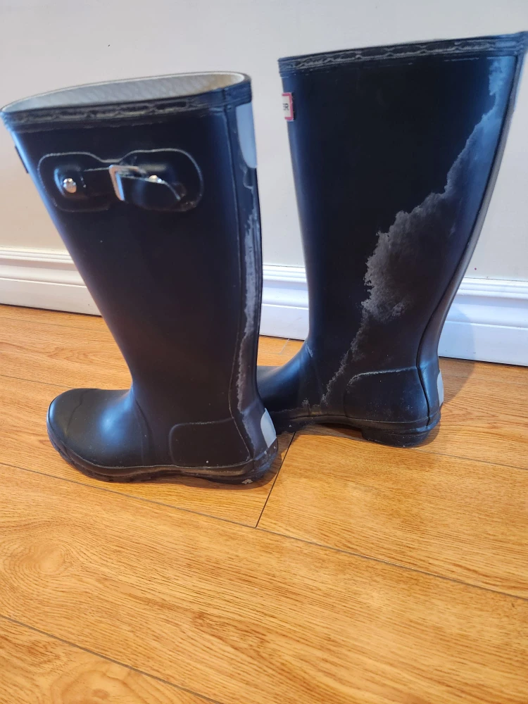 Hunter Rain Boots, Black, Women's Size 7 - photo 2