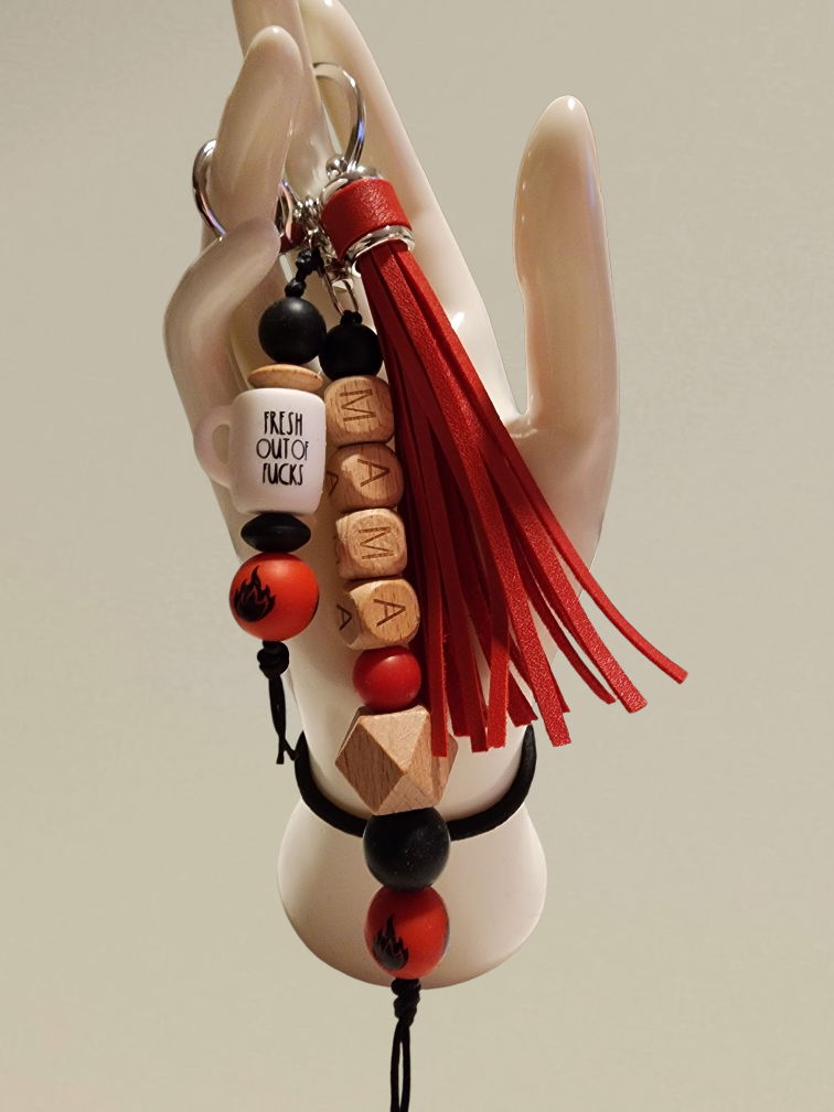 Mama Keychain with Tassel