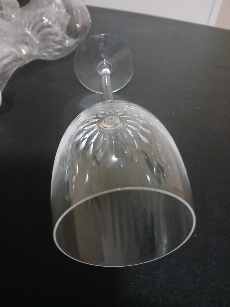 🥕6 Orrefors Clear Wine Goblets Stemware - A1 condition $130🥕 - photo 2