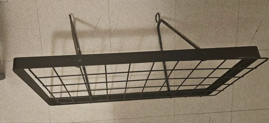 Metal Pot Rack with Hooks image indicator(2)