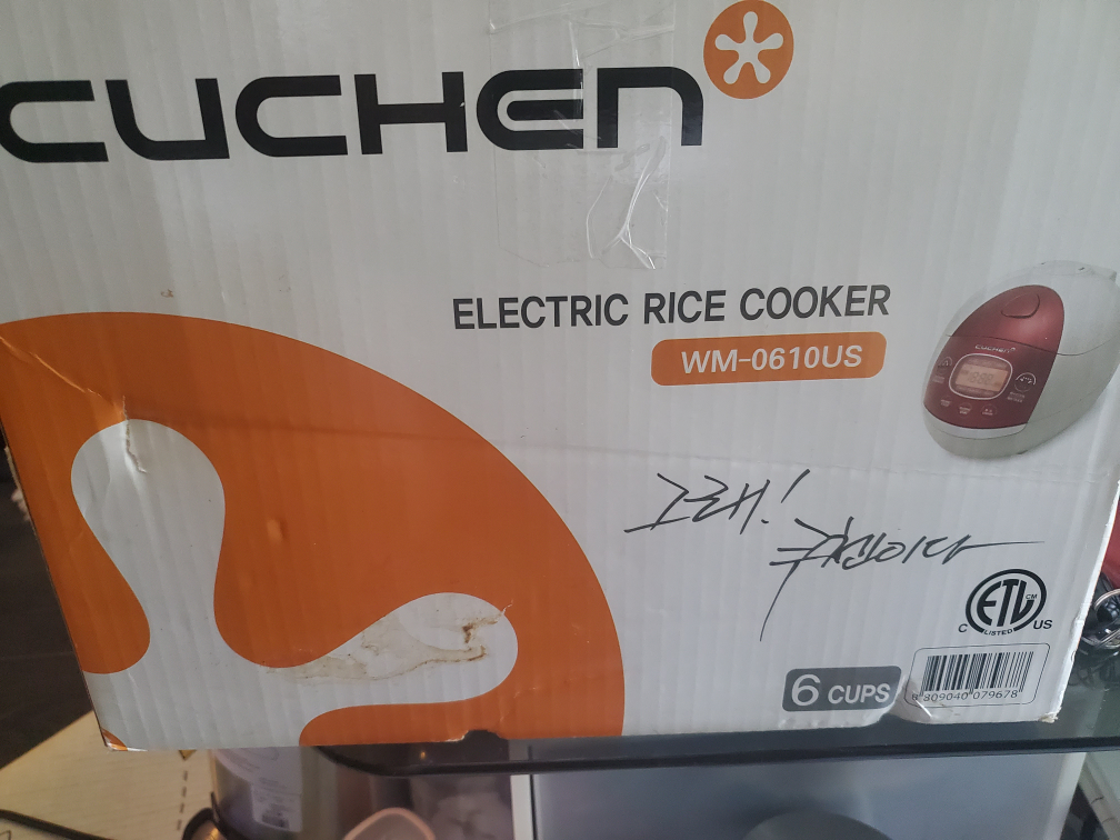Cuchen Electric Rice Cooker WM-0610US - 6 Cups